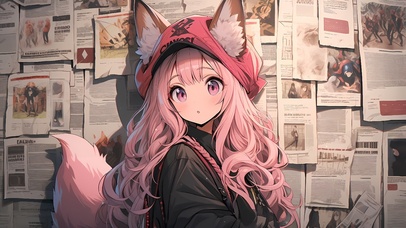 怀旧风.时尚小狐狸