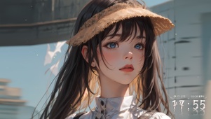 可爱清纯夏季美女