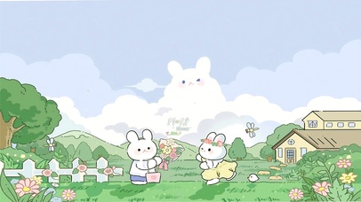 可爱表白萌兔  治愈