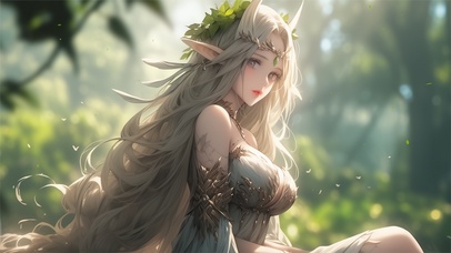 4K森林女王魅力女神 精灵女王