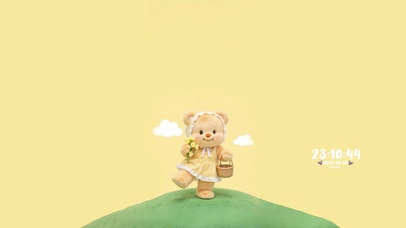 可爱的黄油小熊