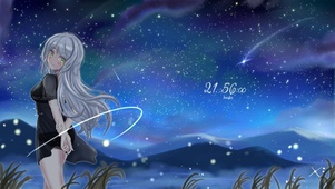 唯美星空少女