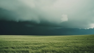 狂风的草原 安静旷野