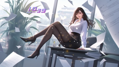 发丝如同细腻的墨染，深邃而迷人