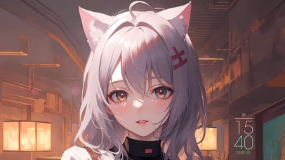 4K可爱甜美女孩