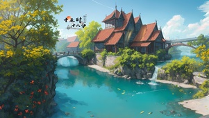 4k治愈小桥流水