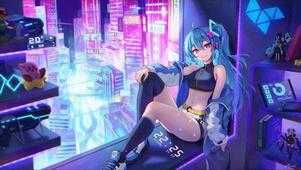赛博朋克美少女