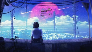 科技感少女的天空