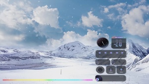 雪色神山