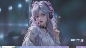 动漫主题 电竞少女