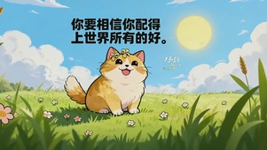 你要相信你配得上世界所有的好