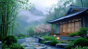 青山雨天