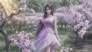国漫清纯古风美女