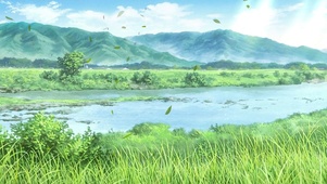 风吹小河