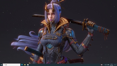 赛博朋克女武士 机甲战斗女神