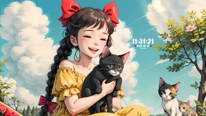 田园夏日少女