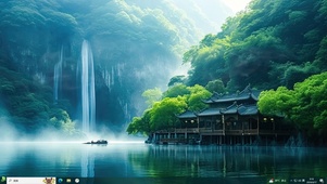 4K唯美梦幻山水主题