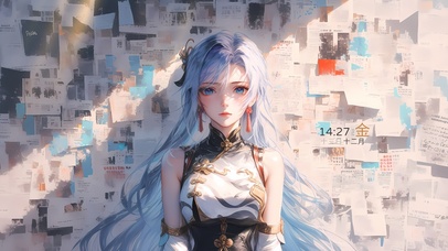 可爱怀旧风女孩