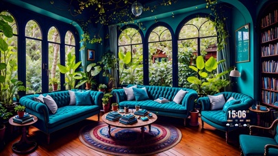 4k中式古典客厅