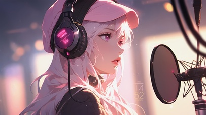 4K清纯粉发电竞女孩