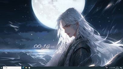 仙侠古风白发男神