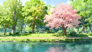 鸟鸣花香的山谷