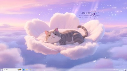 棉花糖云端猫咪