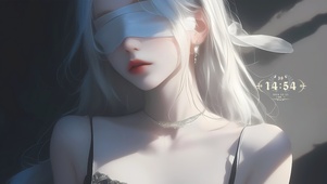 清纯面纱女孩