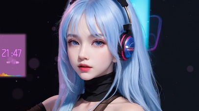 4K清纯气质电竞女孩