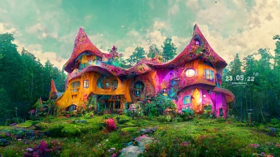 治愈护眼雨天森林小屋