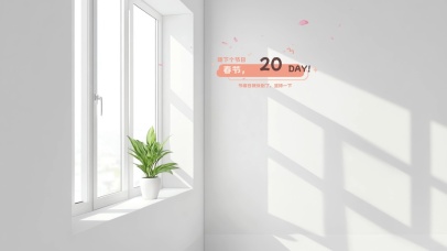 小清新窗边风景（内假期倒计时）