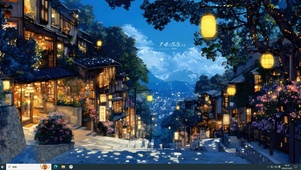 夜晚的街巷