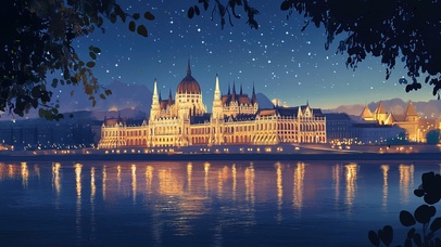 夜游布达佩斯