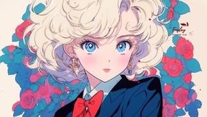 复古美少女