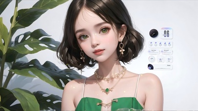 4k可爱甜美女孩