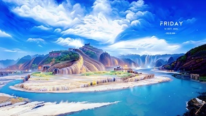唯美治愈山川