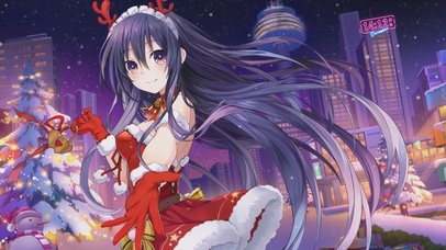 4K 夜刀神十香 圣诞 新年