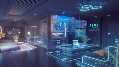 4K未来科技房间