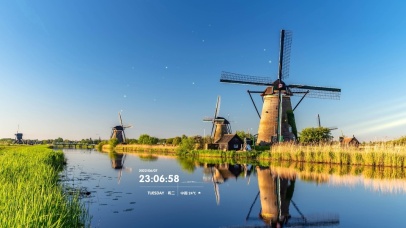 4K荷兰风车