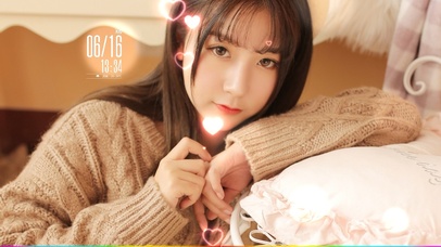 居家清纯可爱美女