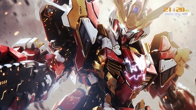 4K高清 战斗中的高达