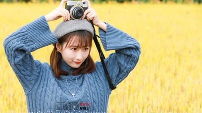 清纯好看的短发老婆