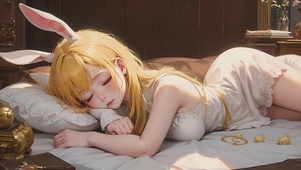 可爱兔宝宝