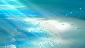 清澈海边
