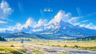 心旷神怡~天穹雪山下的越野之旅