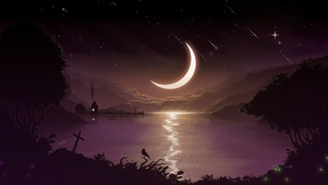 唯美月空星河