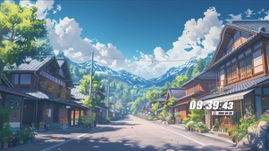 护眼房屋树木