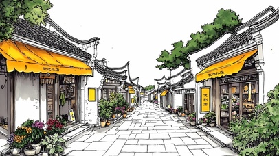 古风小镇