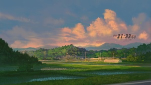 治愈夏日傍晚乡间田园