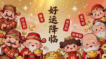 好运连连福气到